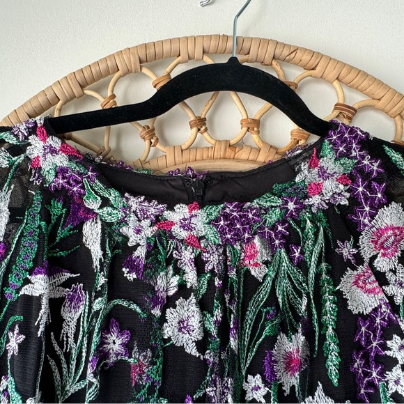 NWOT | Tadashi Shoji, MAIYA EMBROIDERED FLORAL GOWN, Women's Sz 12 - Picture 13 of 16